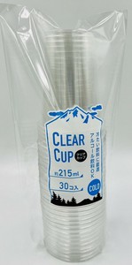 户外用餐具 户外 透明 215ml 30个