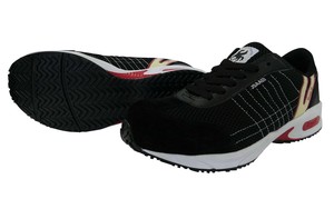 日進ゴム ハイパーV　JSAA　B種認定　プロスニーカー(ヒモ) 25.0cm 黒 2000