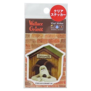 【ステッカー】ウォレスとグルミット ダイカットクリアミニステッカー ひとやすみ
