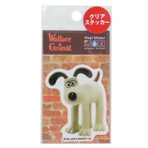 【ステッカー】ウォレスとグルミット ダイカットクリアミニステッカー グルミット