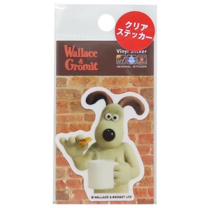 【ステッカー】ウォレスとグルミット ダイカットクリアミニステッカー コーヒー02