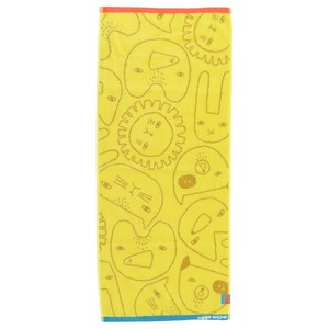 【フェイスタオル】ドナウィルソン ジャガードロングタオル オーガニックコットン アニマルパターン