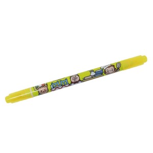 【ペン】おさるのジョージ カラーツインペン イエロー
