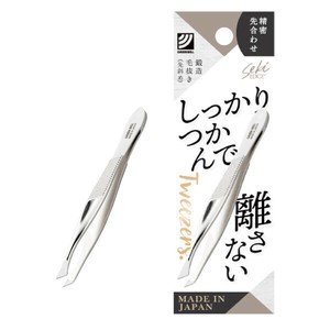 GREEN BELL グリーンベル Seki EDGE　関エッジ　しっかりつかんで離さない毛抜き　先斜めタイプ