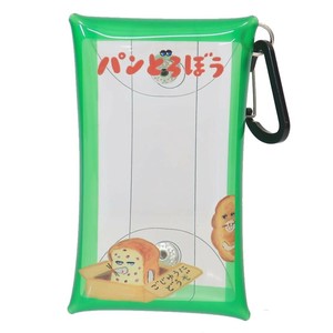 【ポーチ】パンどろぼう マルチクリアケース Sサイズ グリーン