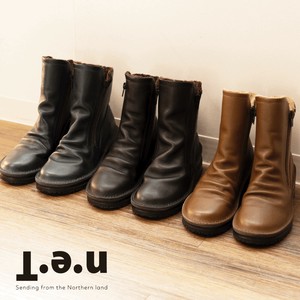 【予約販売】日本製　ブーツ　幅広4E　冬底 本革　22.5~24.5cm