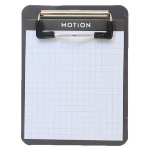 【メモ帳】MOTiON クリアバインダーメモ ブラック