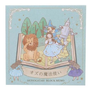 【メモ帳】MONOGATARI ブロックメモ オズの魔法使い