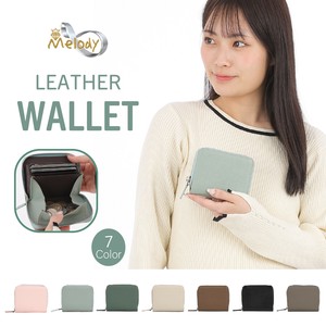 Bifold Wallet Lightweight Genuine leather Compact