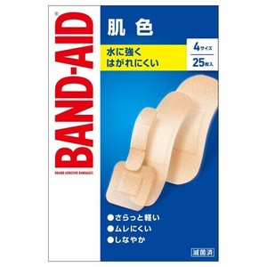 バンドエイド　肌色　4サイズ　25枚