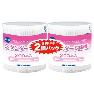 スタンダード綿棒　200本2個パック