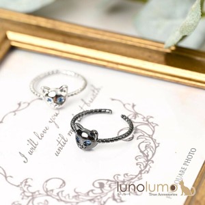Ring Black-cat Ladies fashion White-cat One size fits all Rings Cat