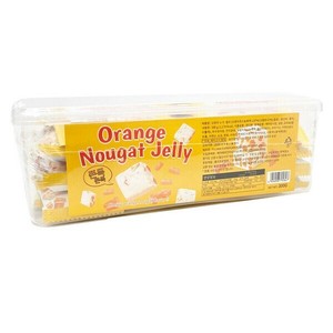 【即納】オレンジヌガーキャンディ 300g ふわふわソフトキャンディ 韓国お菓子