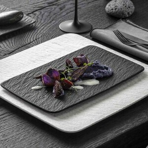 「Villeroy & Boch ( ビレロイ&ボッホ )」ロック マルチプレート 28×17cm 【国内正規品】