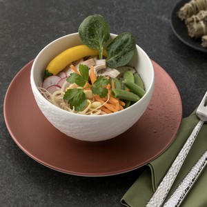「Villeroy & Boch ( ビレロイ&ボッホ )」ロックブラン ライスボウル 【国内正規品】