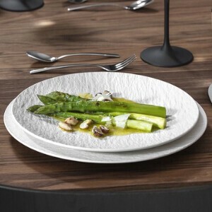 「Villeroy & Boch ( ビレロイ&ボッホ )」ロックブラン クーププレート 25cm 【国内正規品】