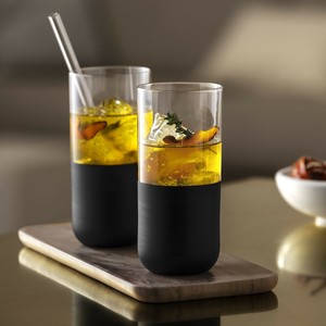 「Villeroy & Boch ( ビレロイ&ボッホ )」ロック ロングドリンクグラス 2個セット 【国内正規品】