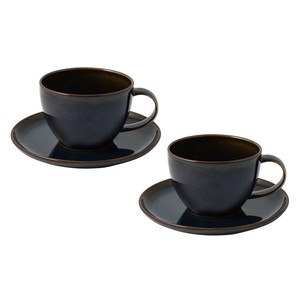 「ビレロイ&ボッホ」クラフテッド デニム カップ＆ソーサー ペア(2客セット) 【国内正規品】