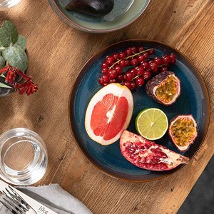 「Villeroy & Boch ( ビレロイ&ボッホ )」クラフテッド デニム プレート 21cm 【国内正規品】