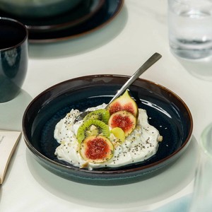 「Villeroy & Boch ( ビレロイ&ボッホ )」クラフテッド デニム ディーププレート 21cm 【国内正規品】