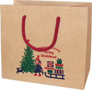 Pre-order General Carrier Paper Bag Carry Bag Christmas Indigo