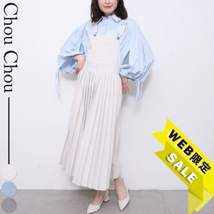 【SALE】2025ss新作　ジャンパースカート　プリーツ　2025人気　chou chou東京（3240196）