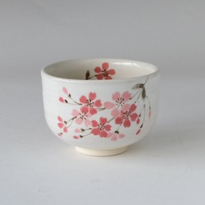 枝桜　野点抹茶碗　美濃焼（日本製）