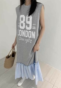 Casual Dress Ruffle Dress Sleeveless [S/S NEW]