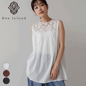 Button Shirt/Blouse Sleeveless Switching [2025 NEW]