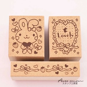 お気に入りスタンプセット　favorite stamp set うさぎさん