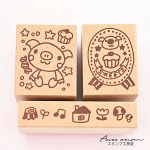 お気に入りスタンプセット　favorite stamp set ブタさん