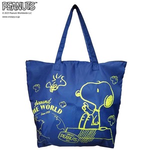 PEANUTS スヌーピー 折りたたみファスナートート Mサイズワールド