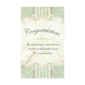 カザロ ソラペーパーメッセージカード 名刺 CONGRA グリーン 36P101P0107