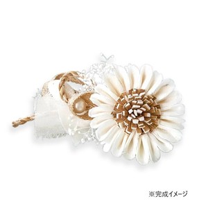 ソラージュ ソラヒマワリのリボンバレッタ パールアクセソラキット 36Z105T0002