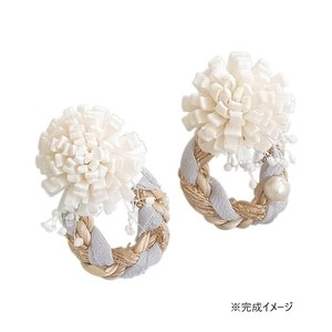 ソラージュ ソラマムの三つ編みイヤリング  パールアクセソラキット 36Z105T0001