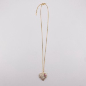 キラキラ　ミニハート　ネックレス　アクセサリーミセス　即納
