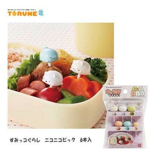 Lunch Picks Sumikkogurashi Niko-Niko 6-pcs set