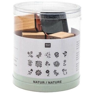 ［輸入スタンプ ］RICO DESIGN スタンプ セット☆花 フラワー 葉っぱ リーフ☆