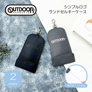 【予約販売7/中旬入荷】OUTDOOR シンプルロゴ リール付きキーケース