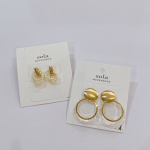 2リングパーツピアス　アクリルピアス　SPA-0450-0098