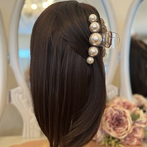 【韓国製】ビッグパールヘアクリップ　推し活｜大人可愛い｜発表会｜秋冬