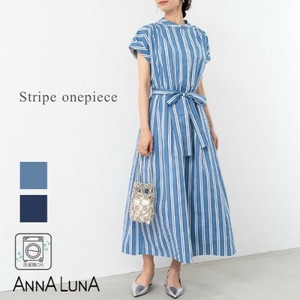 【SDギャザリング】2025SS新作【ANNALUNA】ストライプ前あきワンピース
