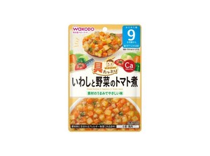 具たっぷりグーグーキッチン　いわしと野菜のトマト煮 80g 【ベビーフード おかず トマトソース すり身】