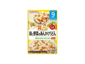 具たっぷりグーグーキッチン　鶏と野菜のあんかけうどん 80g 【ベビーフード 讃岐うどん 鶏ささみ】