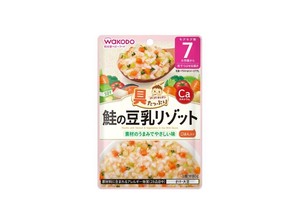 具たっぷりグーグーキッチン　鮭の豆乳リゾット 80g 【ベビーフード】