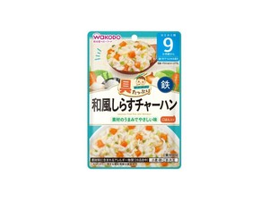 具たっぷりグーグーキッチン　和風しらすチャーハン 80g 【ベビーフード ご飯 かつお昆布だし】