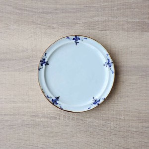 有田焼 リーヴス リム丸プレート 2サイズ パン皿 サラダ皿 メイン皿 15cm 21cm 皓洋窯 和食器 手描き