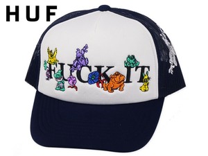 HUF ハフ TRIP TRUCKER CAP DEFENDER BLUE メッシュキャップ ネイビー 22270
