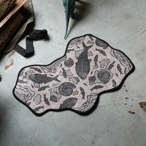 【DULTON】ダルトン FOSSIL MAT マット 化石 恐竜