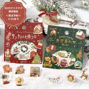 手帐用贴纸 2025年 BGM 圣诞节限定